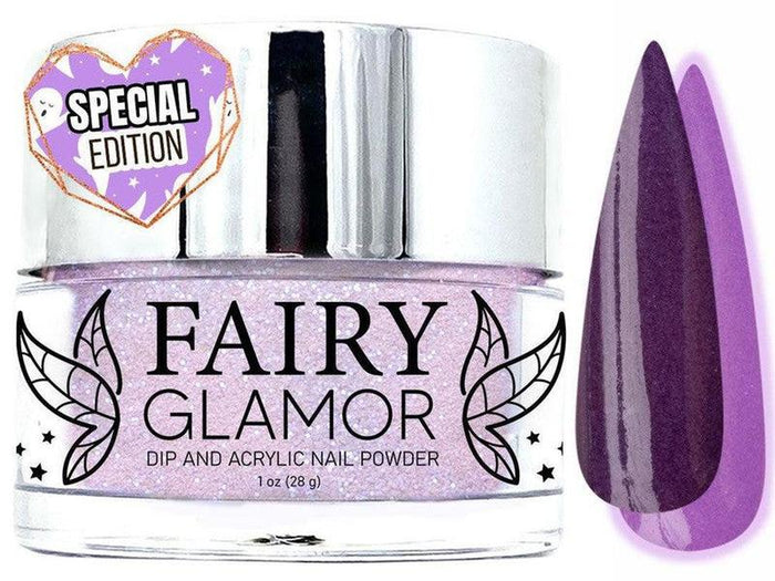 -Glow in the Dark-Dip-Nail-Powder-Black Magic-Fairy-Glamor