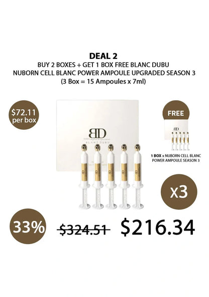 (BUY 2+1 FREE) BLANC DUBU POWER AMPOULE SEASON 3