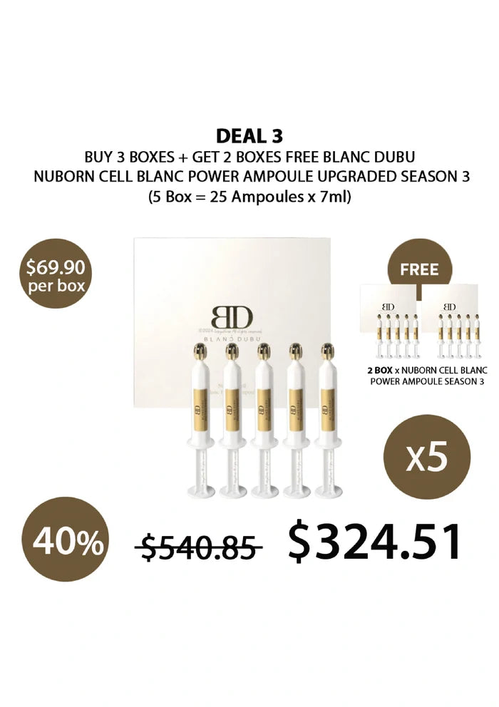 (BUY 3+2 FREE) BLANC DUBU POWER AMPOULE SEASON 3