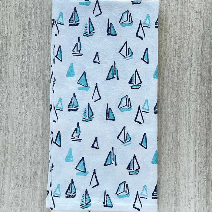 Block Printed Tea Towels- Assorted Styles