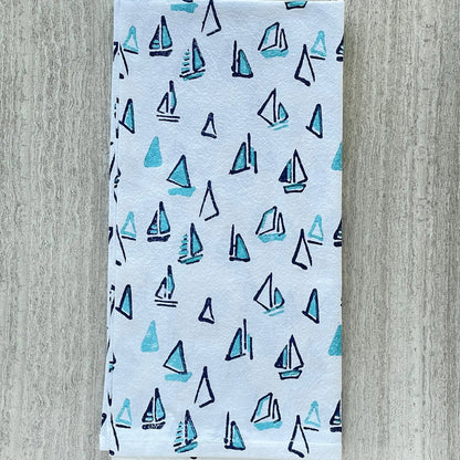 Block Printed Tea Towels- Assorted Styles