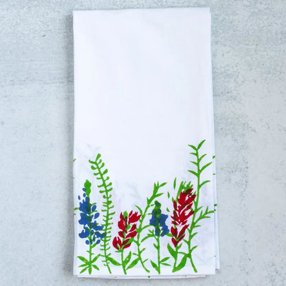 Block Printed Tea Towels- Assorted Styles