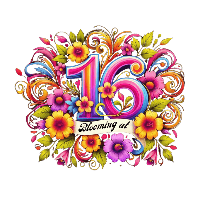 Blooming at 16 - A Beautiful Blossom 🌺 - Women's Softstyle Tee - Whippie's
