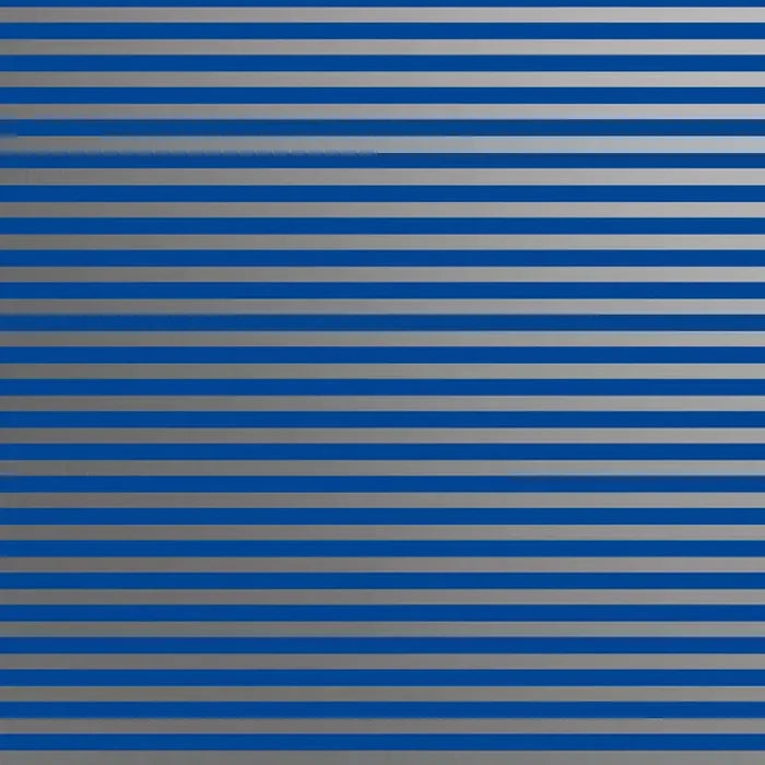 Blue Silver Stripe Wrapping Paper