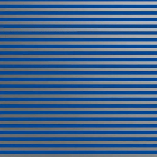 Blue Silver Stripe Wrapping Paper