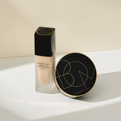 BOM Cover Flex Skin Fit Foundation - makiažo pagrindas