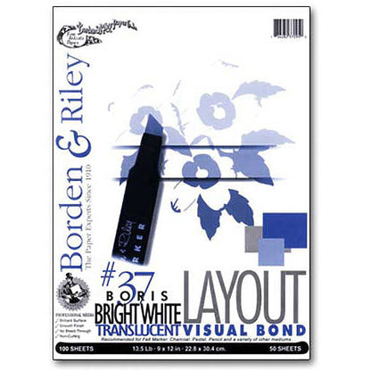 Borden and Riley #37 Boris Marker Layout Pad - 9 x 12 inches by Borden and Riley - K. A. Artist Shop