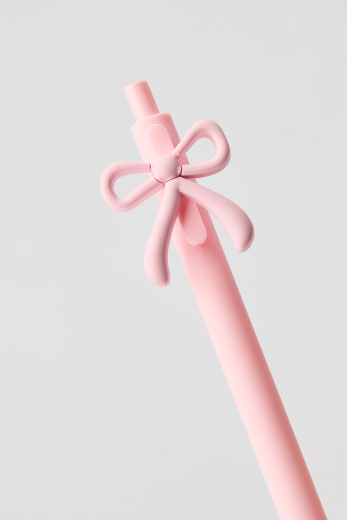 Bow Pen & Pencil Case Set