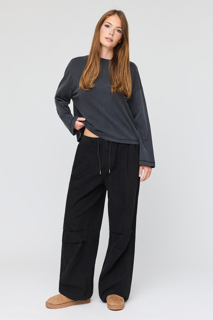 Boxy Long Sleeve Top