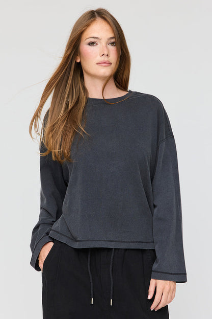 Boxy Long Sleeve Top