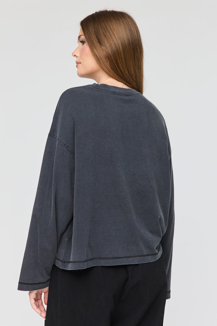 Boxy Long Sleeve Top