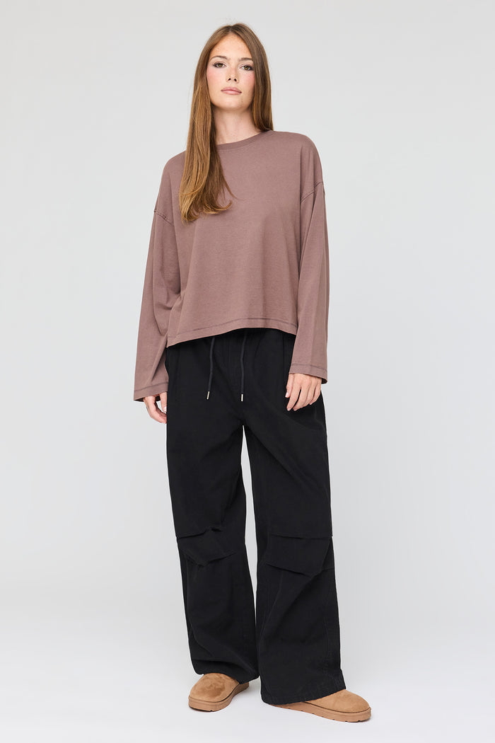 Boxy Long Sleeve Top