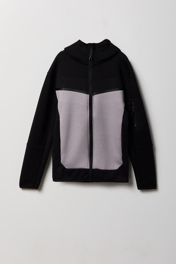 Boys Active Scuba Colourblock Zip-Up Hoodie