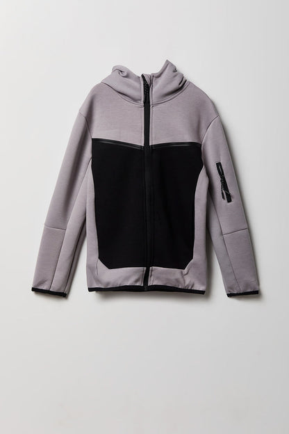 Boys Active Scuba Colourblock Zip-Up Hoodie