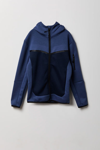 Boys Active Scuba Colourblock Zip-Up Hoodie