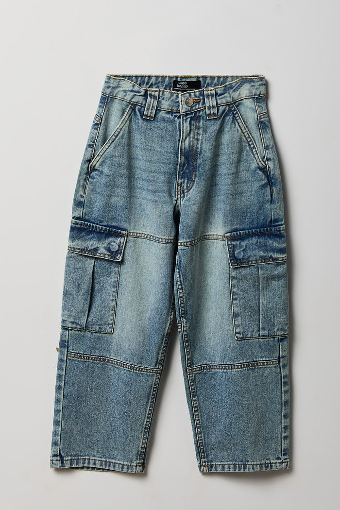 Boys Baggy Cargo Jean