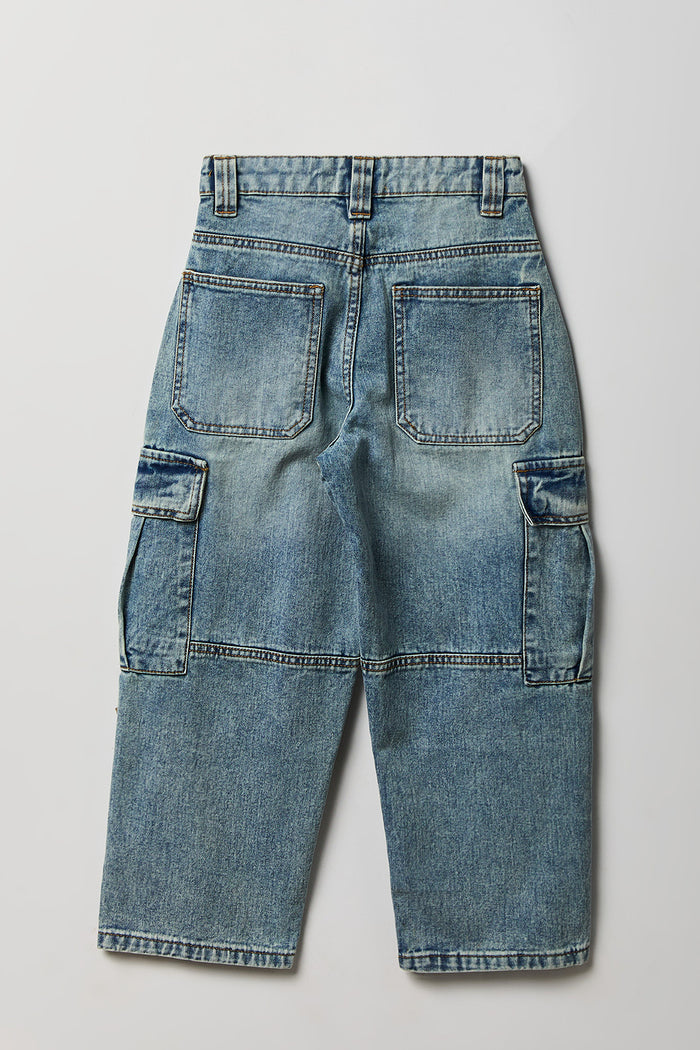 Boys Baggy Cargo Jean
