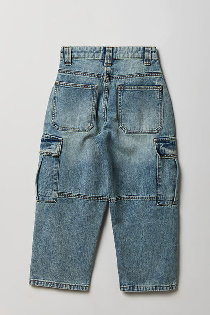 Boys Baggy Cargo Jean