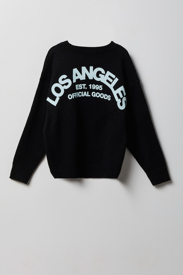 Boys City Graphic Boxy Sweater