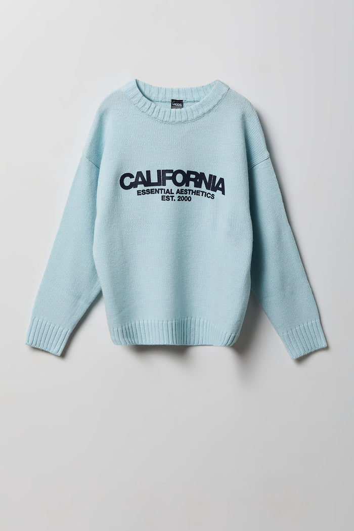 Boys City Graphic Boxy Sweater