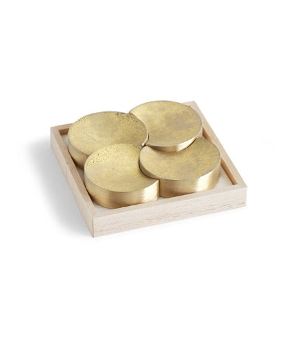 Brass Chopstick Rests - Four Moon