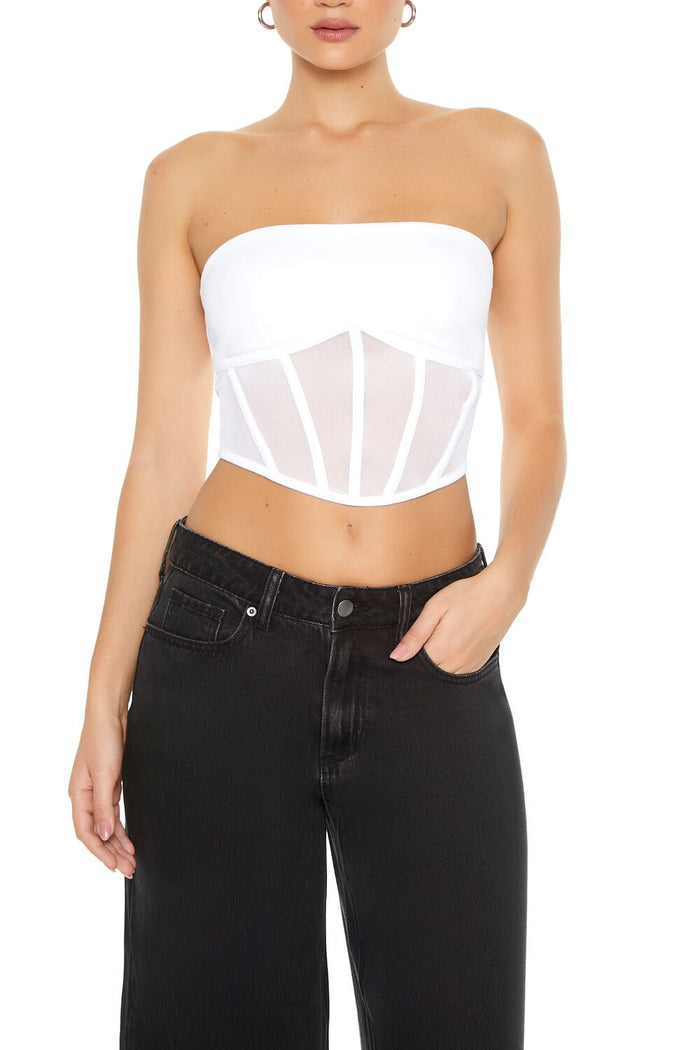 Bratz x F21 Cropped Corset Tube Top