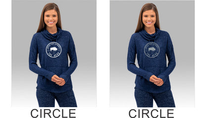BRE Ladies Cowl Pullover- 5 Designs