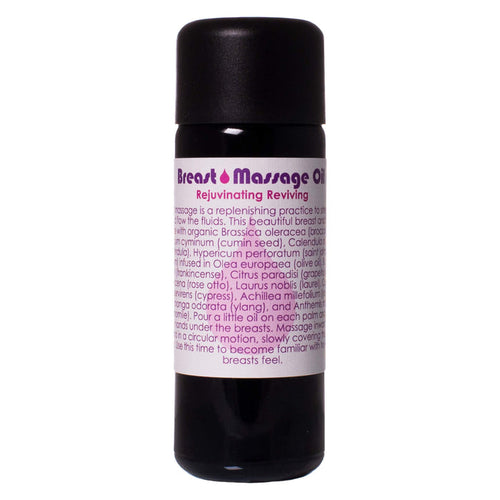 Bottle of Living Libations Breast Massage Oil 50ml