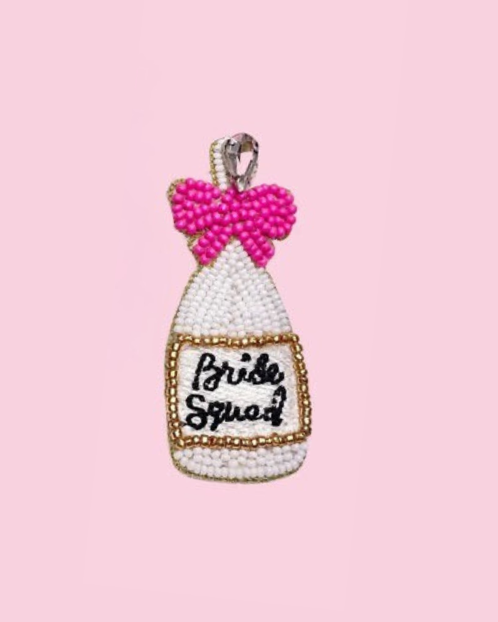 Bride Squad pin by Camel Threads featuring a stylish design, perfect for bridal parties and team celebrations.