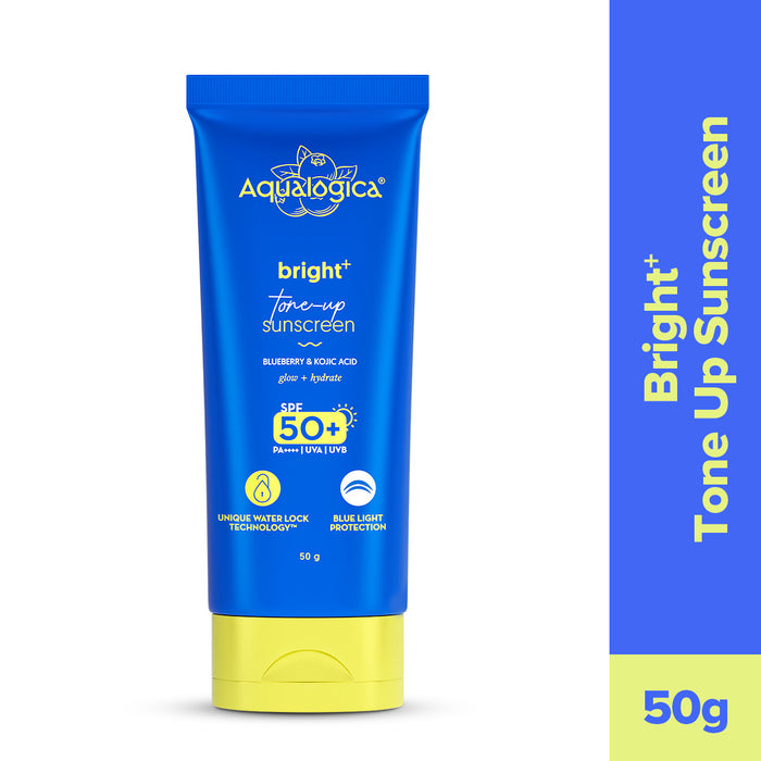 Tone up sunscreen blueberry kojic acid SPF 50 effective