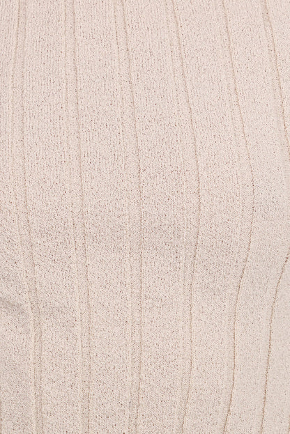 Petal and Pup USA TOPS Brodie Wide Rib Knit Top - Beige