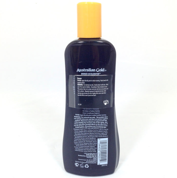 Australian Gold Bronze Accelerator bronzer tanning lotion
