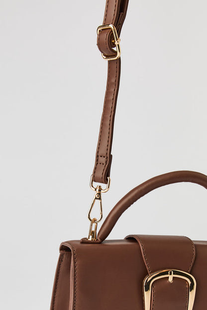Buckled Purse with Coin Purse
