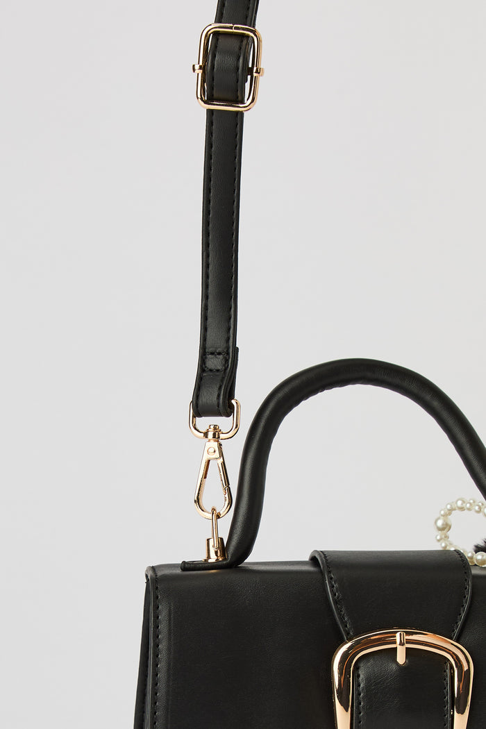 Buckled Purse with Coin Purse