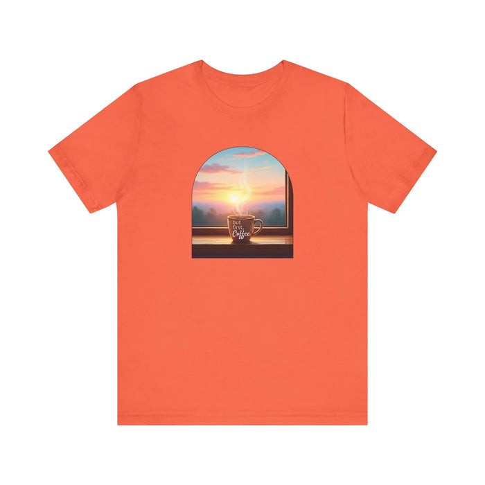 But First, Coffee - Unisex Jersey Tee - Whippie's