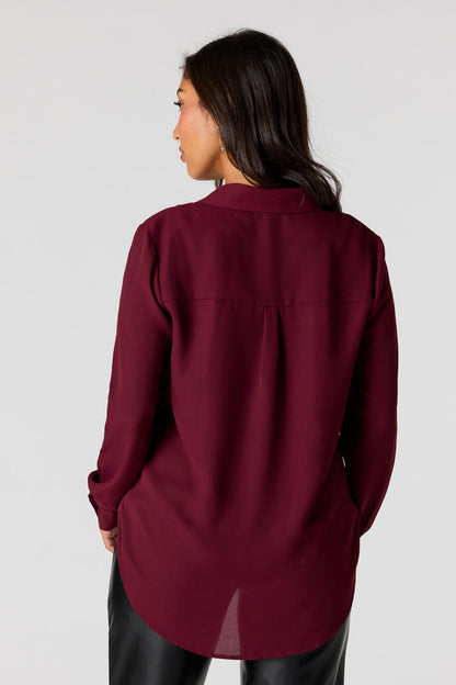 Button Down Relaxed Top