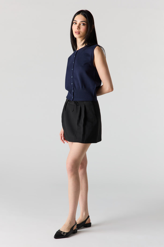 Button-Up Knit Vest