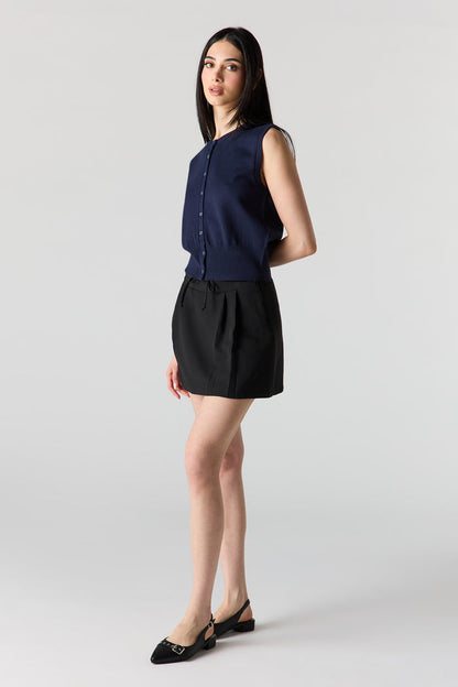 Button-Up Knit Vest