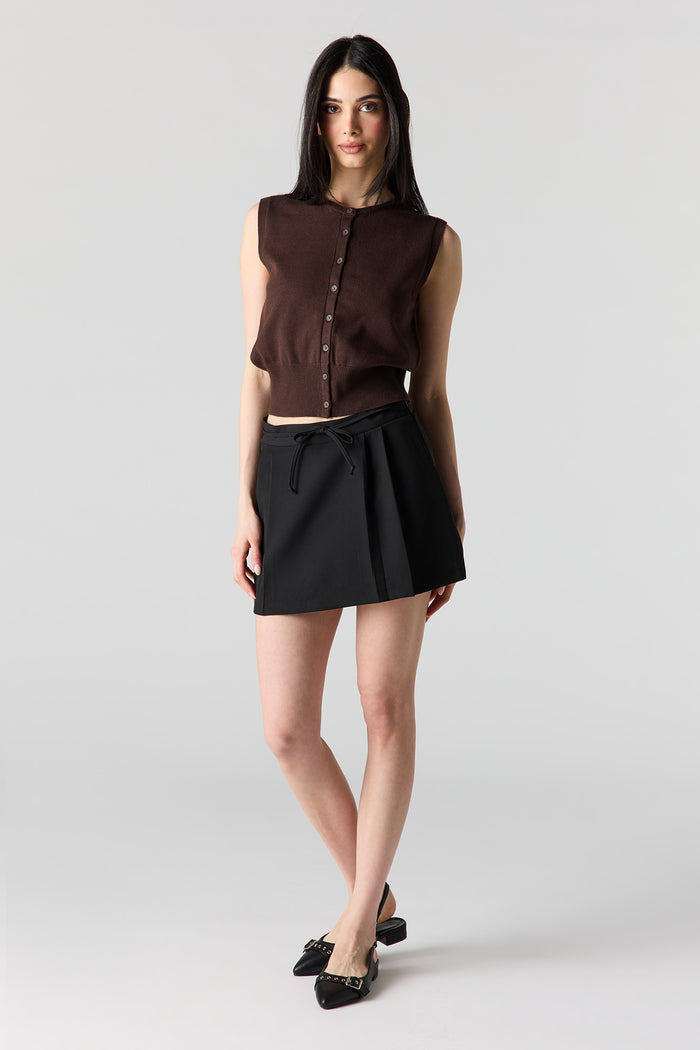 Button-Up Knit Vest