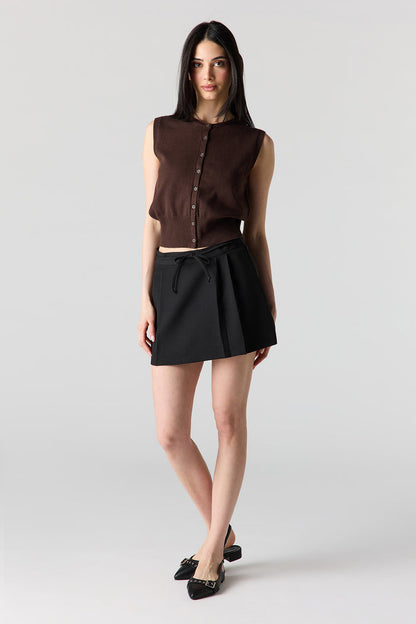 Button-Up Knit Vest