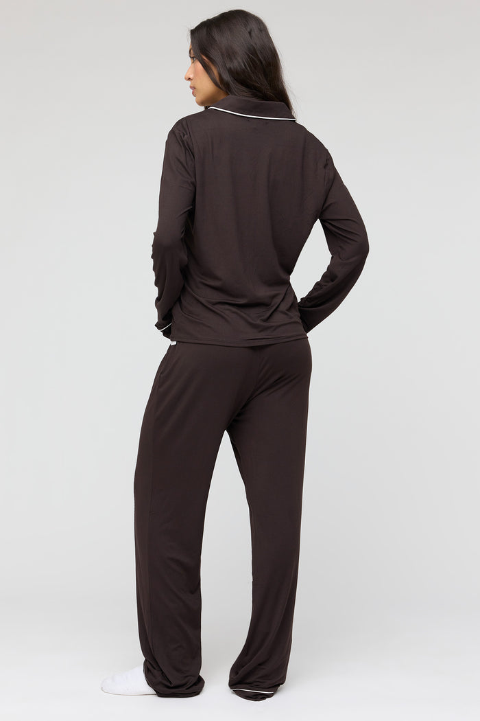 Button-Up Top & Pant Pajama Set