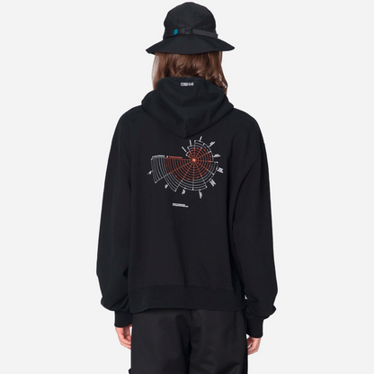 C2H4 Brain Capacity Configuration Graph” Printed Hoodie