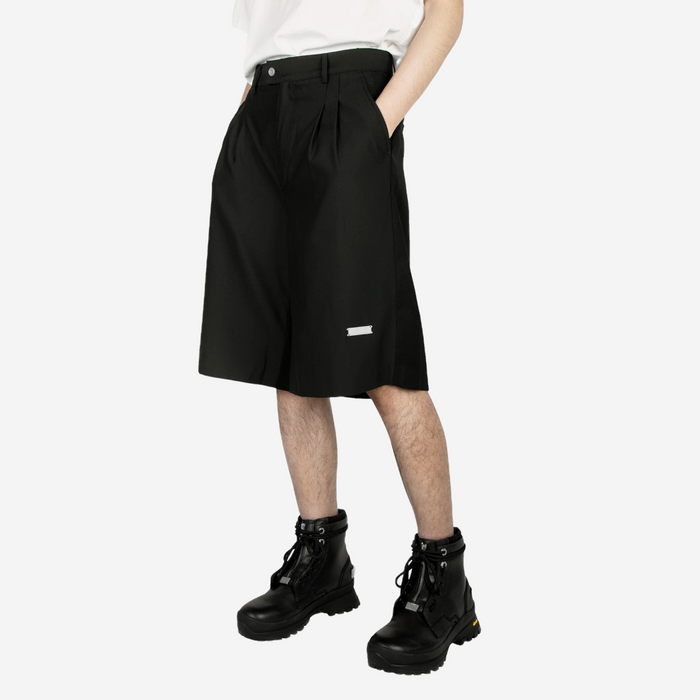 C2H4 STAFF UNIFORM RAW EDGE SHORTS