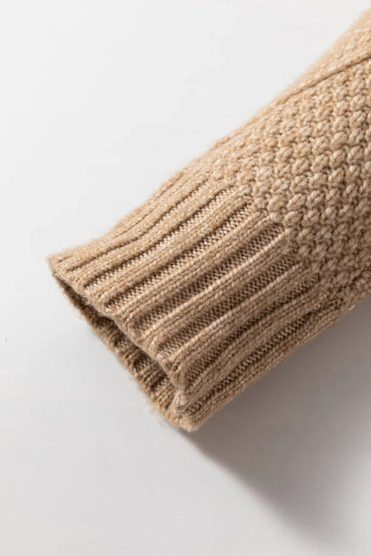 Cable Knit Sweater Dress