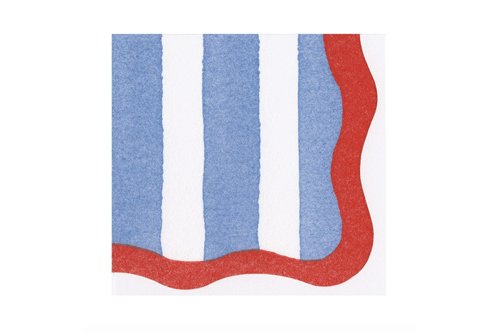 Cafe Stripe Scallop
