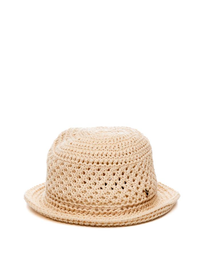 HATYOU cappello tessuto sabbia CEP0921 TESSUTO-SABBIA
