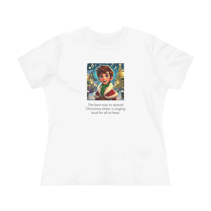 Caroler - Christmas Cheer - BHB Boy - Women's Tee - Whippie's