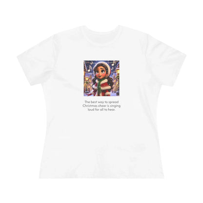 Caroler - Christmas Cheer - BHBE Girl - Women's Softstyle Tee - Whippie's