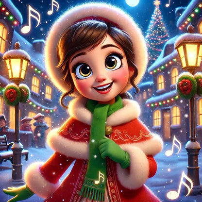 Caroler - Christmas Cheer - BHBE Girl - Women's Tee - Whippie's