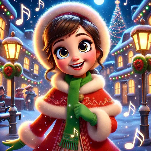Caroler - Christmas Cheer - BHBE Girl - Women's Tee - Whippie's